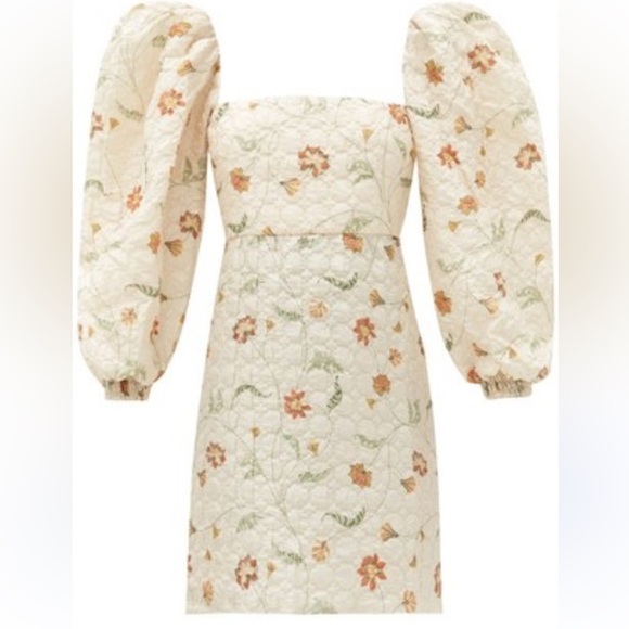 Johanna Ortiz Floral Print Mini Dress Size: 8 - Picture 11 of 13